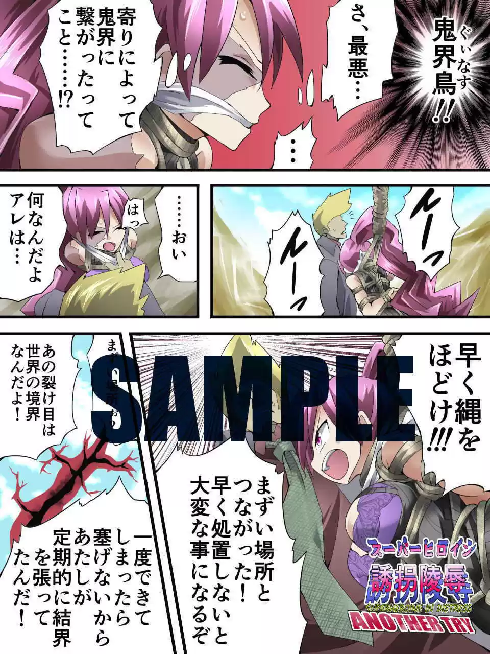 スーパーヒロイン誘拐陵● ANOTHER TRY 04 〜漿果狩り〜 (d_205989) - d_205989jp-002