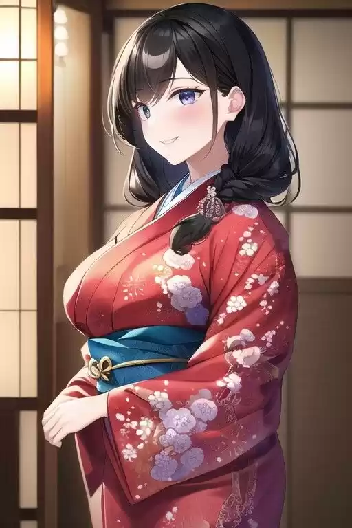 和服・着物姿の黒髪美女に中出しイラスト集〈200枚〉室内（旅館）・野外（京都の町） (d_303210) - d_303210jp-006