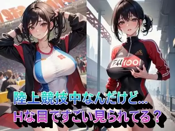 陸上競技中なんだけど...Hな目ですごい見られてる？(d_338633)