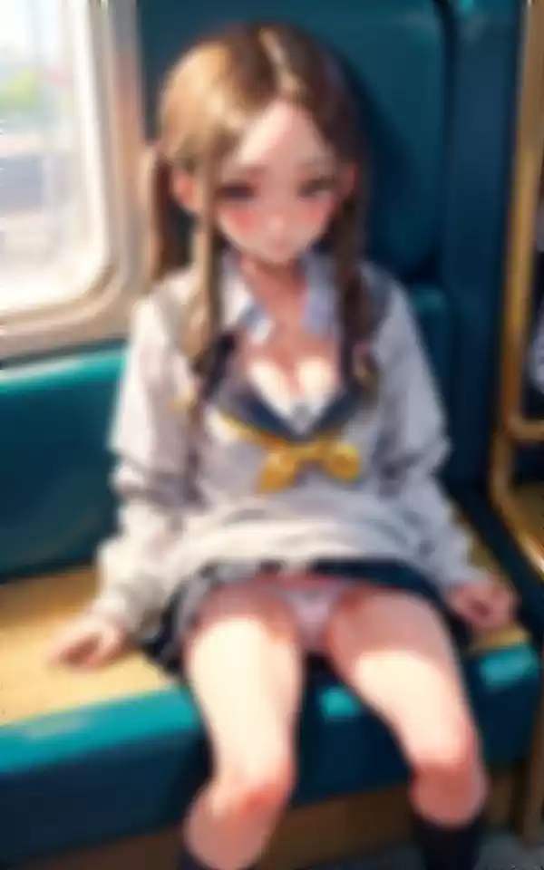 電車でパンチラ挑発しちゃった (d_344789) - d_344789jp-003