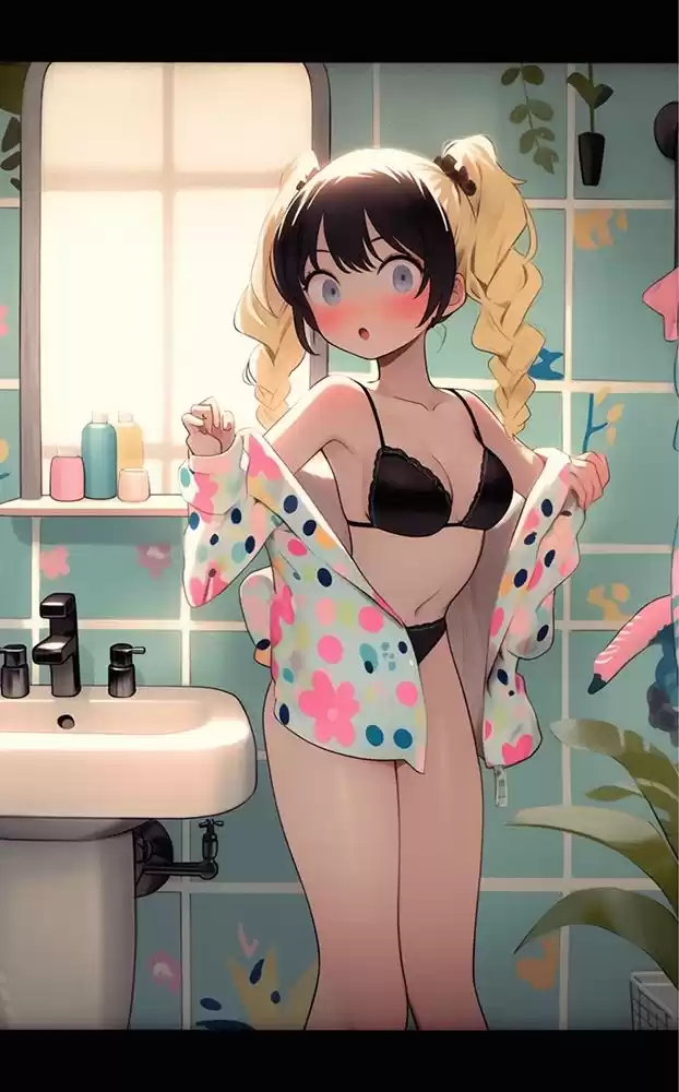 AI Girls In A Bathroom (d_351485) - d_351485jp-003