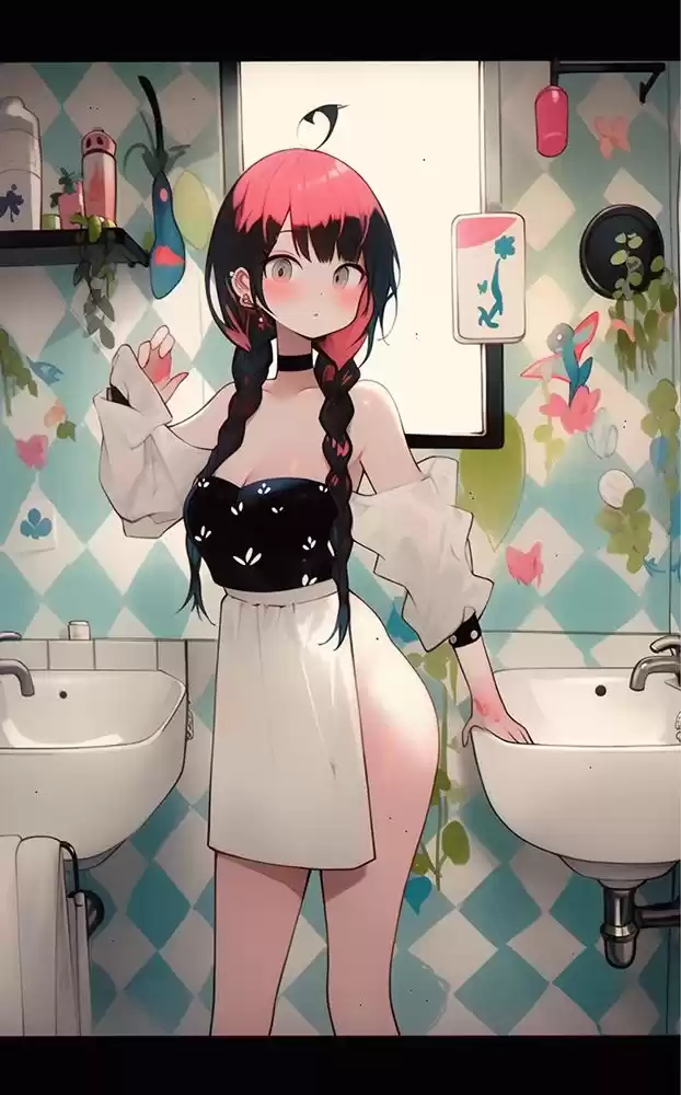 AI Girls In A Bathroom (d_351485) - d_351485jp-004