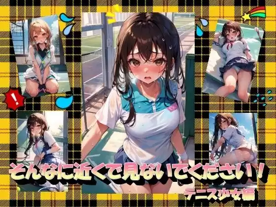 そんなに近くで見ないでください！テニス少女編(d_351721)