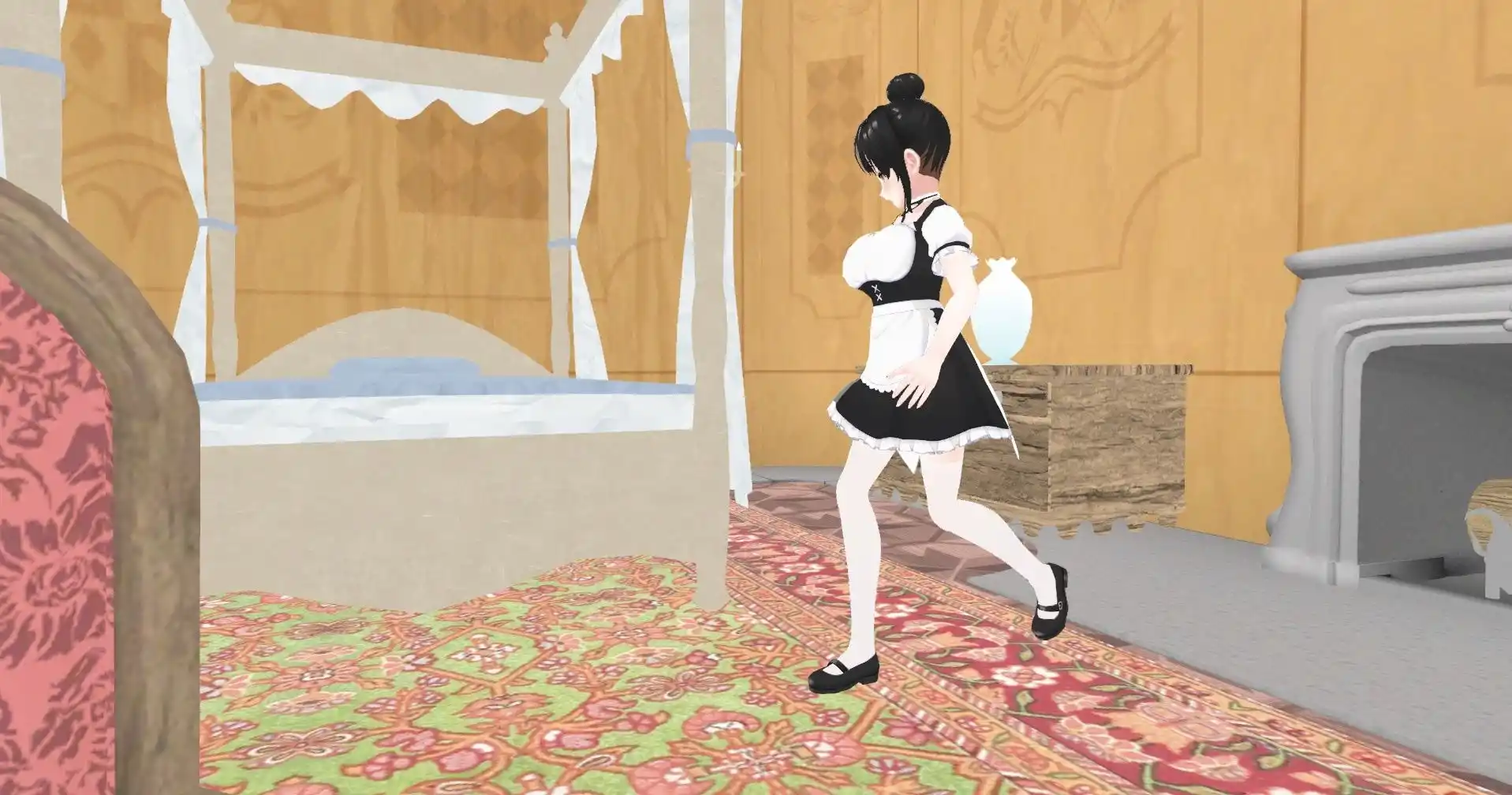 【3DCG】1分後にパンチラするジト目メイド※動画特典付き (d_373348) - d_373348jp-004