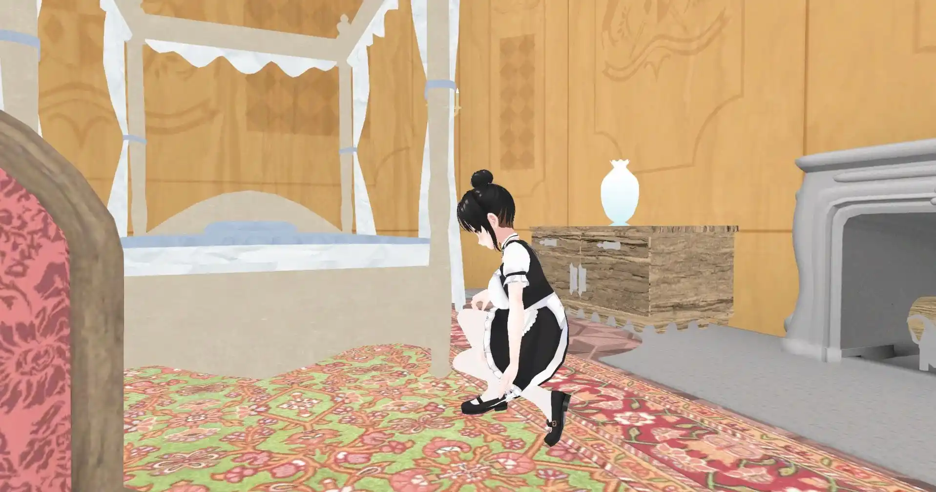 【3DCG】1分後にパンチラするジト目メイド※動画特典付き (d_373348) - d_373348jp-005