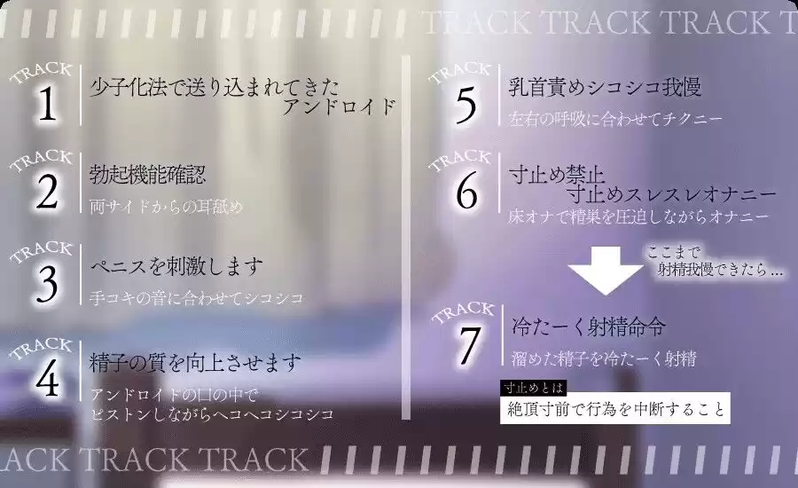 無情なアンドロイドのペニス検査 冷たいオナサポで淡々と射精我慢させられる-あなたは、対処すべき成人男性として国家から認定されました (d_376753) - d_376753jp-004