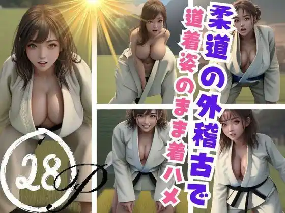 柔道の外稽古で道着姿のまま着ハメ(d_382577)