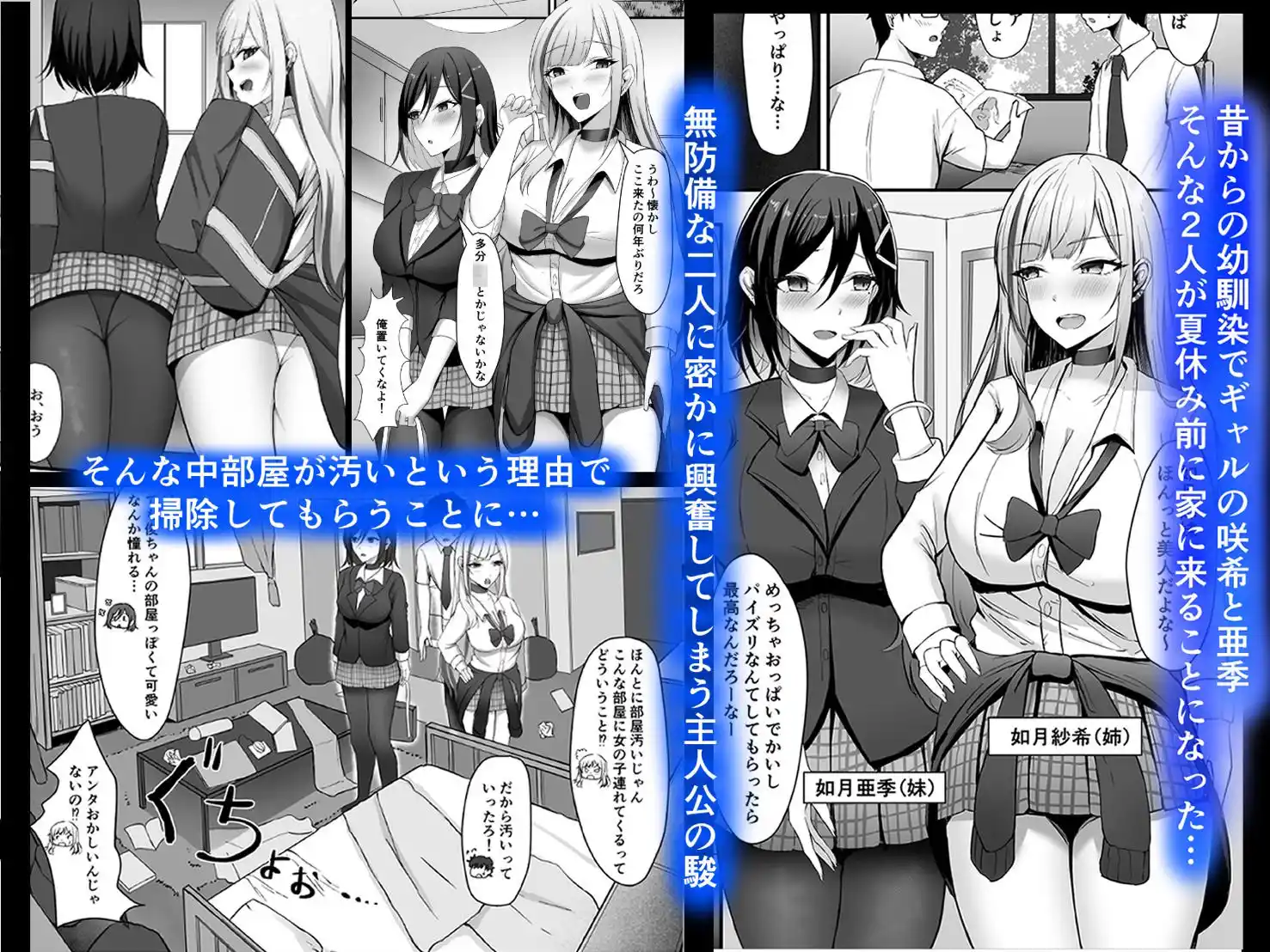 俺の事が好きな姉妹ギャルから迫られて我慢できずにセックスする話 (d_397567) - d_397567jp-001