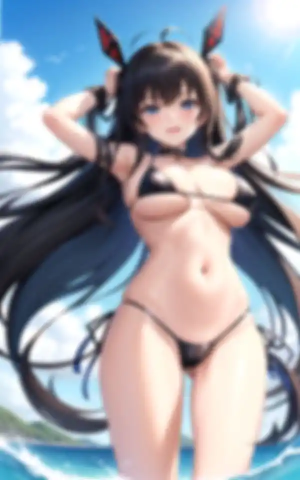 ギリギリ水着で僕を誘惑する先輩 (d_411337) - d_411337jp-003