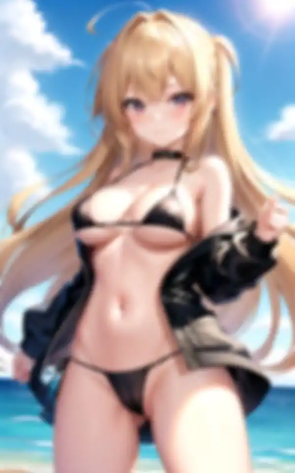 ギリギリ水着で僕を誘惑する先輩 (d_411337) - d_411337jp-006