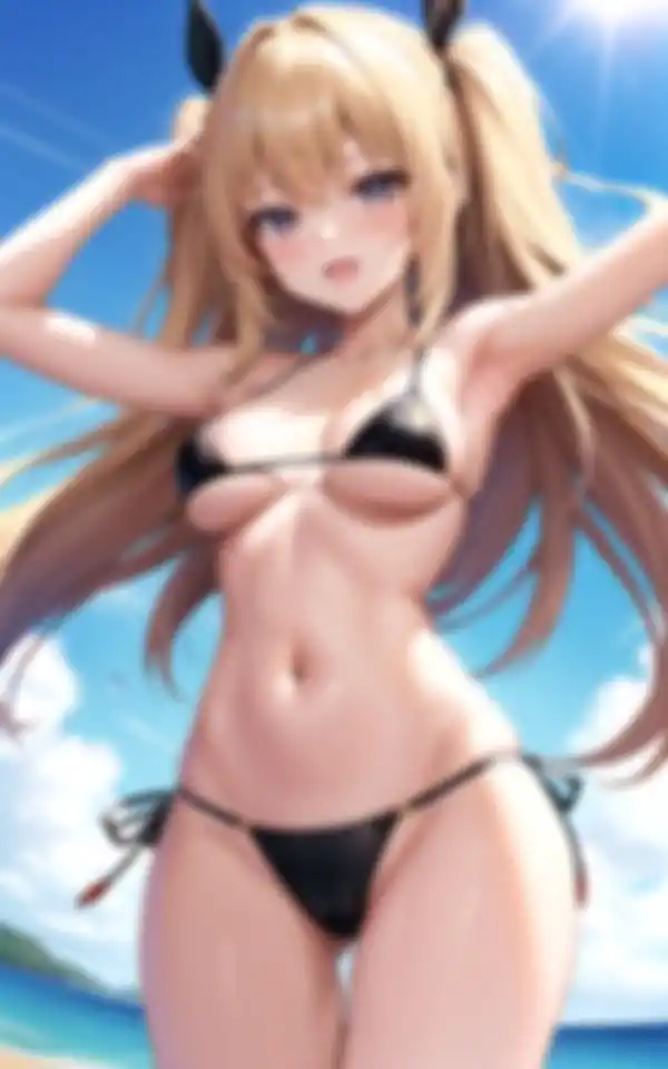 ギリギリ水着で僕を誘惑する先輩 (d_411337) - d_411337jp-007