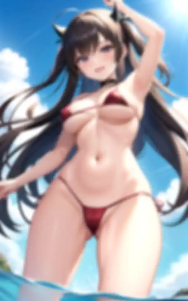 ギリギリ水着で僕を誘惑する先輩 (d_411337) - d_411337jp-008