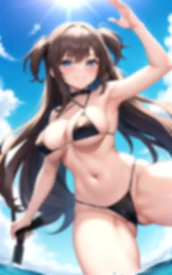 ギリギリ水着で僕を誘惑する先輩 (d_411337) - d_411337jp-009