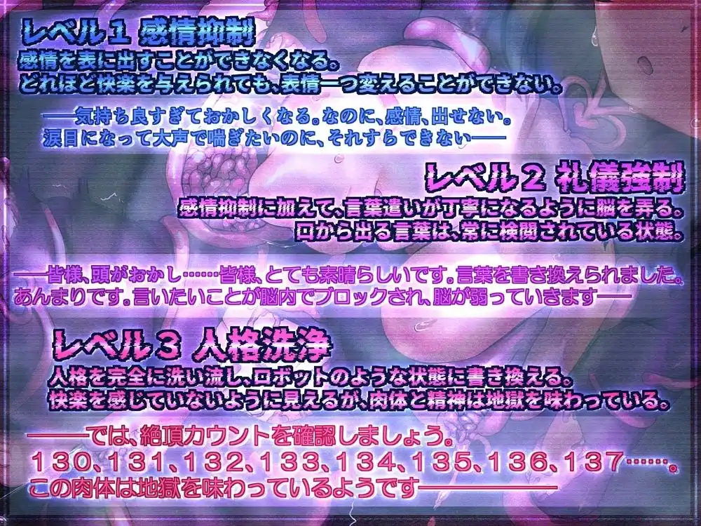 感情抑制から人格洗浄まで 無表情のまま触手スーツでイキまくる少女 (d_416089) - d_416089jp-002