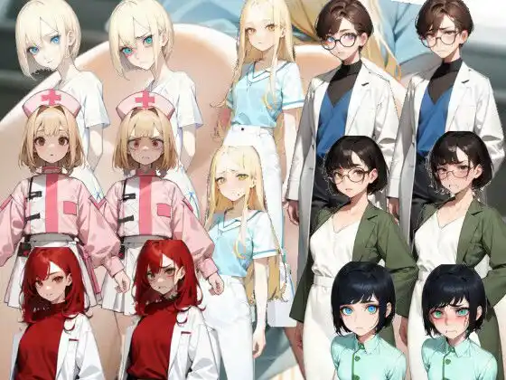 【スマホ・PC両対応/MultiLang】あなたは女の子をエッチに見る能力を手に入れた！6 病院編 (d_434300) - d_434300jp-005