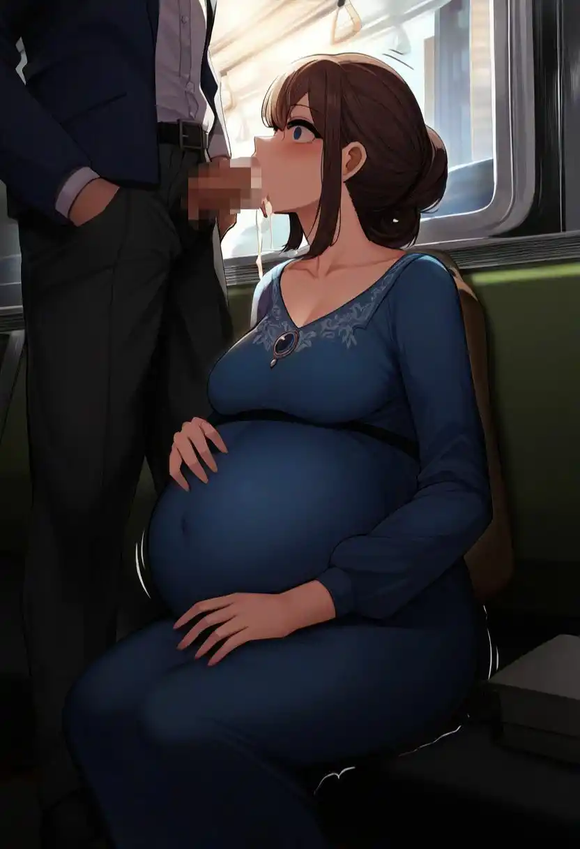 時間停止させて町中の妊婦を無抵抗にさせてヤりまくる！孕んだボテ腹母を寝取って無許可中出し・ぶっかけ（キス・立ちバック・フェラ・押し掛けセックス・マタニティ） (d_438488) - d_438488jp-007