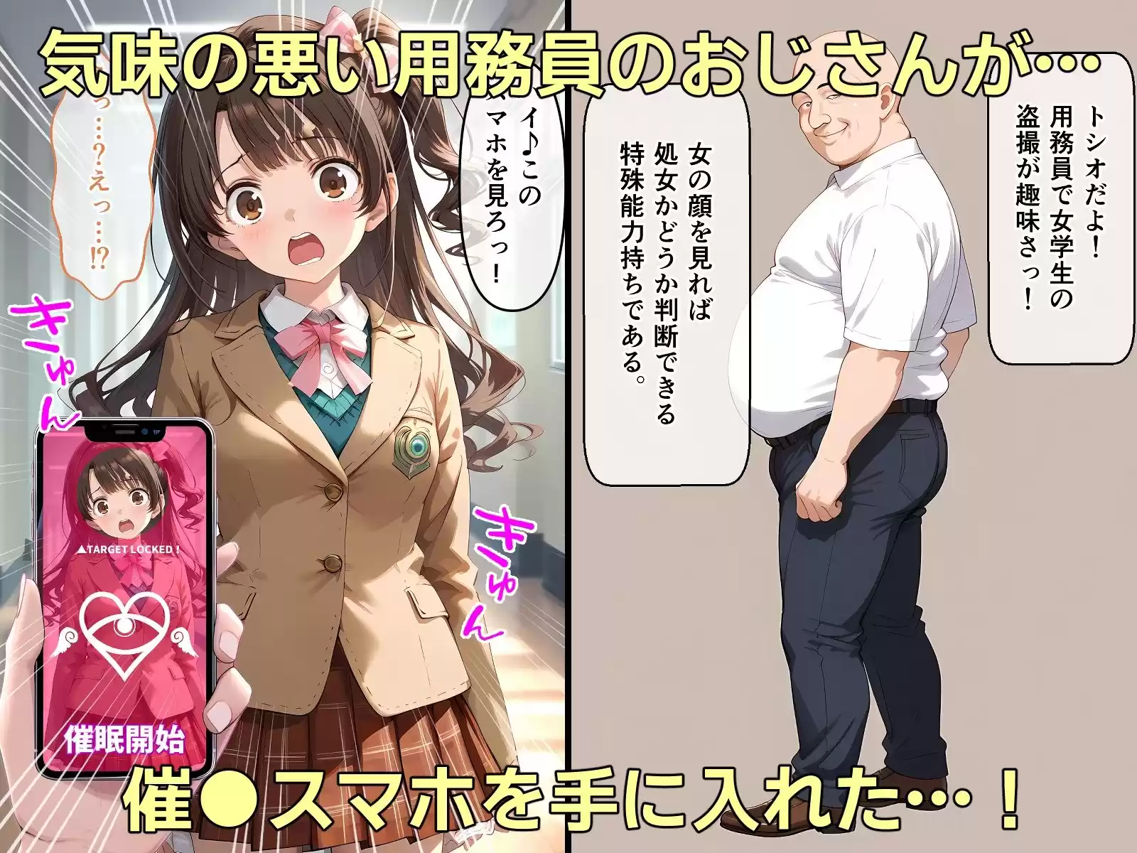 アイドル3人がおじさんに催●スマホで寝取られて妊娠エッチ (d_440981) - d_440981jp-001