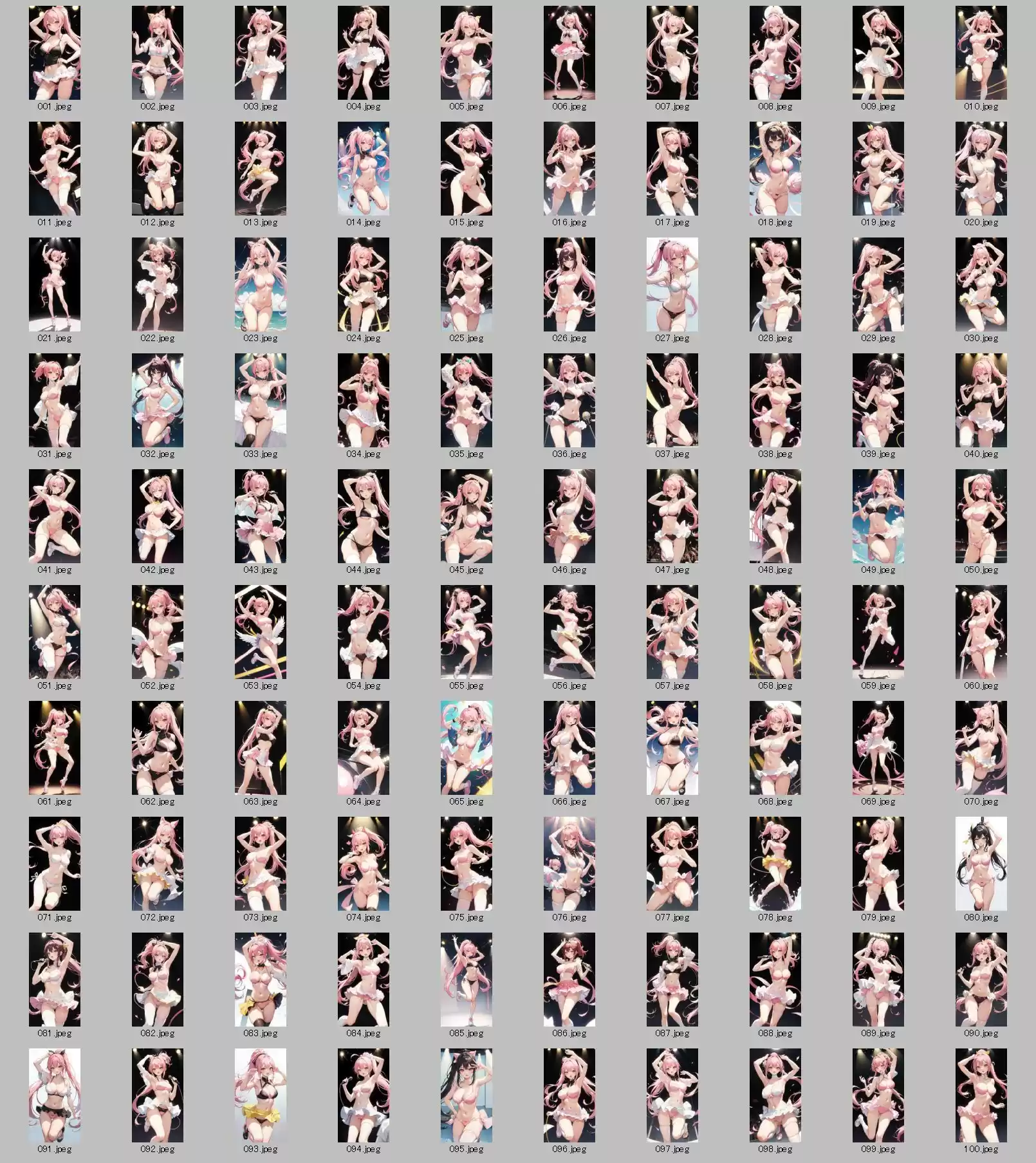 AI生成 セクシーアイドルライブ待ち受けコレクション Vol.3 (d_465898) - d_465898jp-006