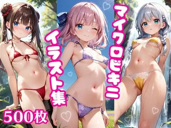水着美少女イラスト集 〜マイクロビキニ編〜(d_472674)