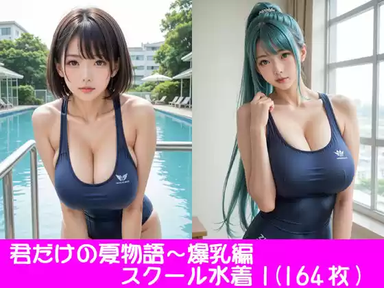 君だけの夏物語〜スクール水着1（爆乳編）(d_493202)