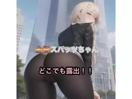 金髪スパッツちゃんのどこでも露出！！(d_493703)