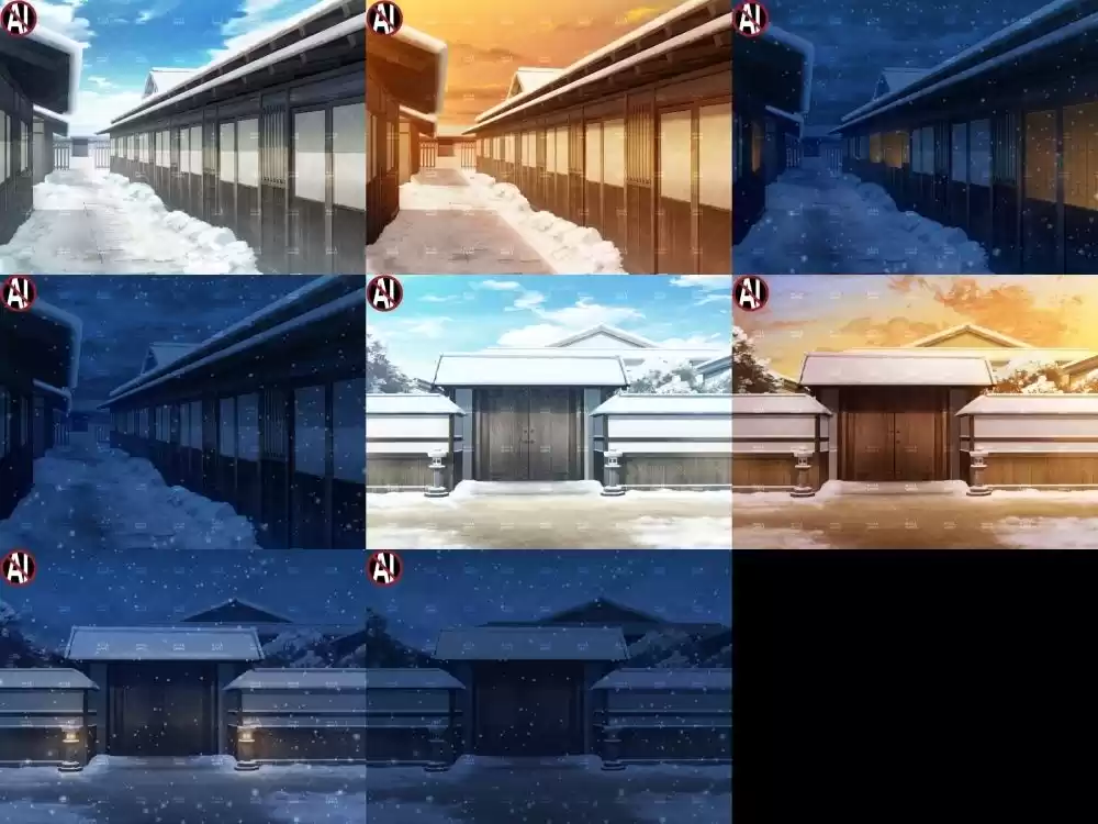 みにくる背景CG素材集『江戸編』part01（冬Boost） (d_493931) - d_493931jp-005