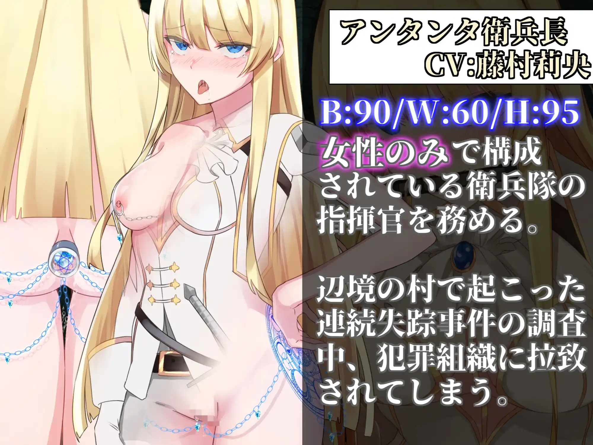 クールな女衛兵長、犯罪者のアナル調教に敗北＆ケツ穴便器宣言！ (d_494490) - d_494490jp-001