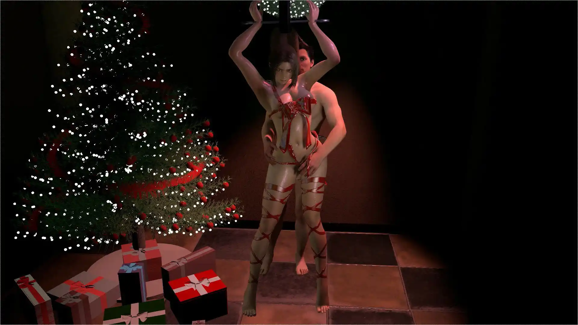 【ROMV236】【約3分】不知火舞のくすぐりクリスマスバージョン「メリークリスマスーーー！？」 (d_494855) - d_494855jp-001
