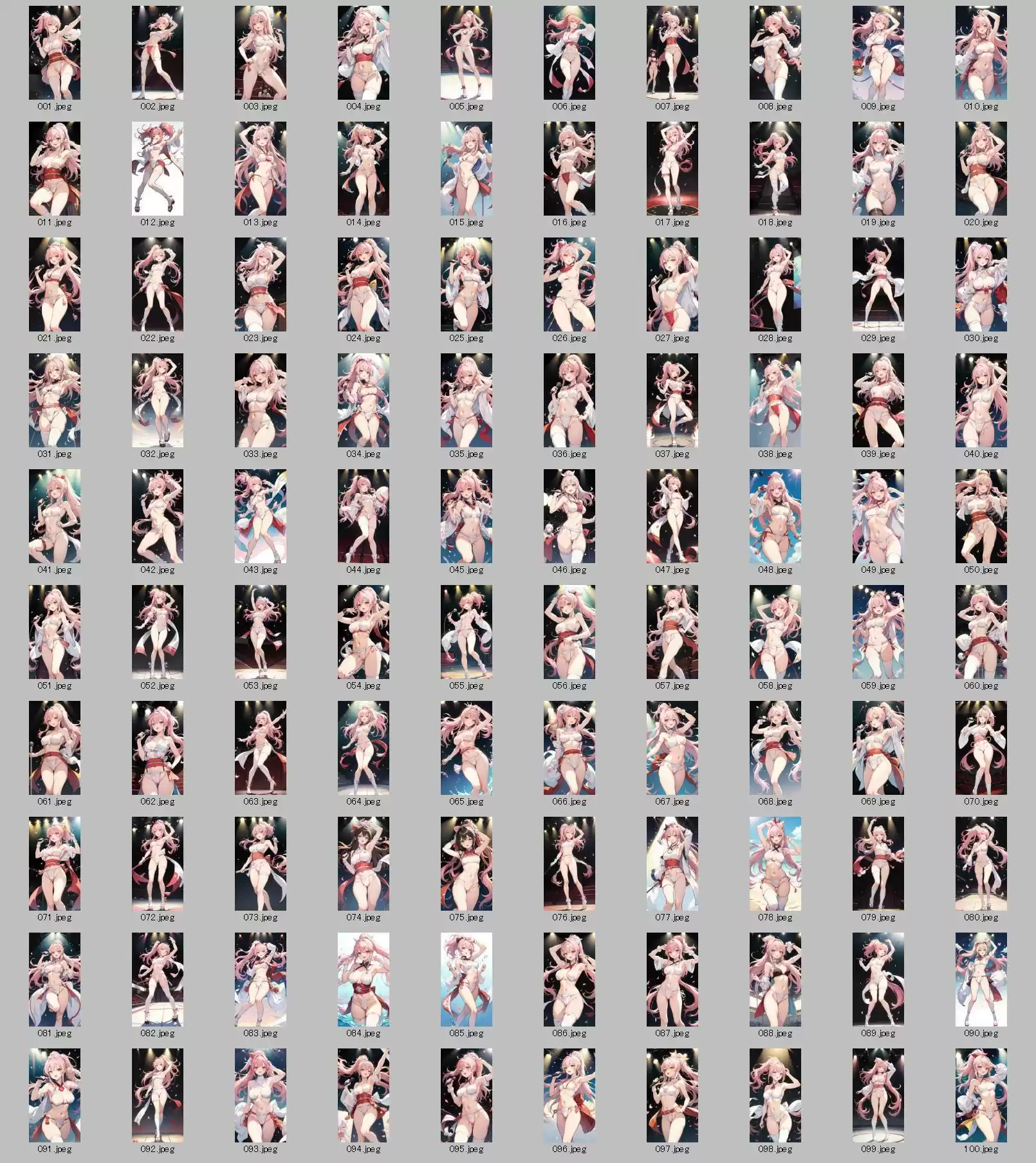 AI生成 セクシーアイドルライブ待ち受けコレクション Vol.4 (d_496718) - d_496718jp-006
