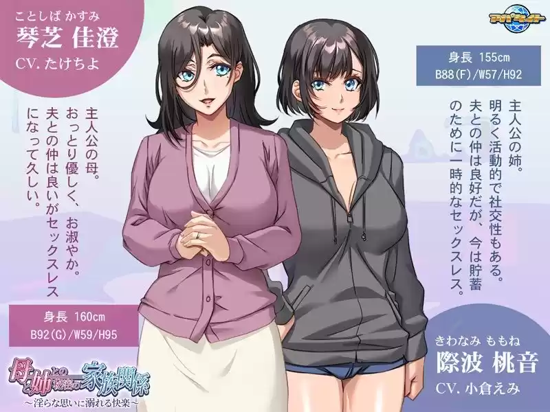 母と姉との秘密の家族関係〜淫らな思いに溺れる快楽〜 (d_499646) - d_499646jp-002