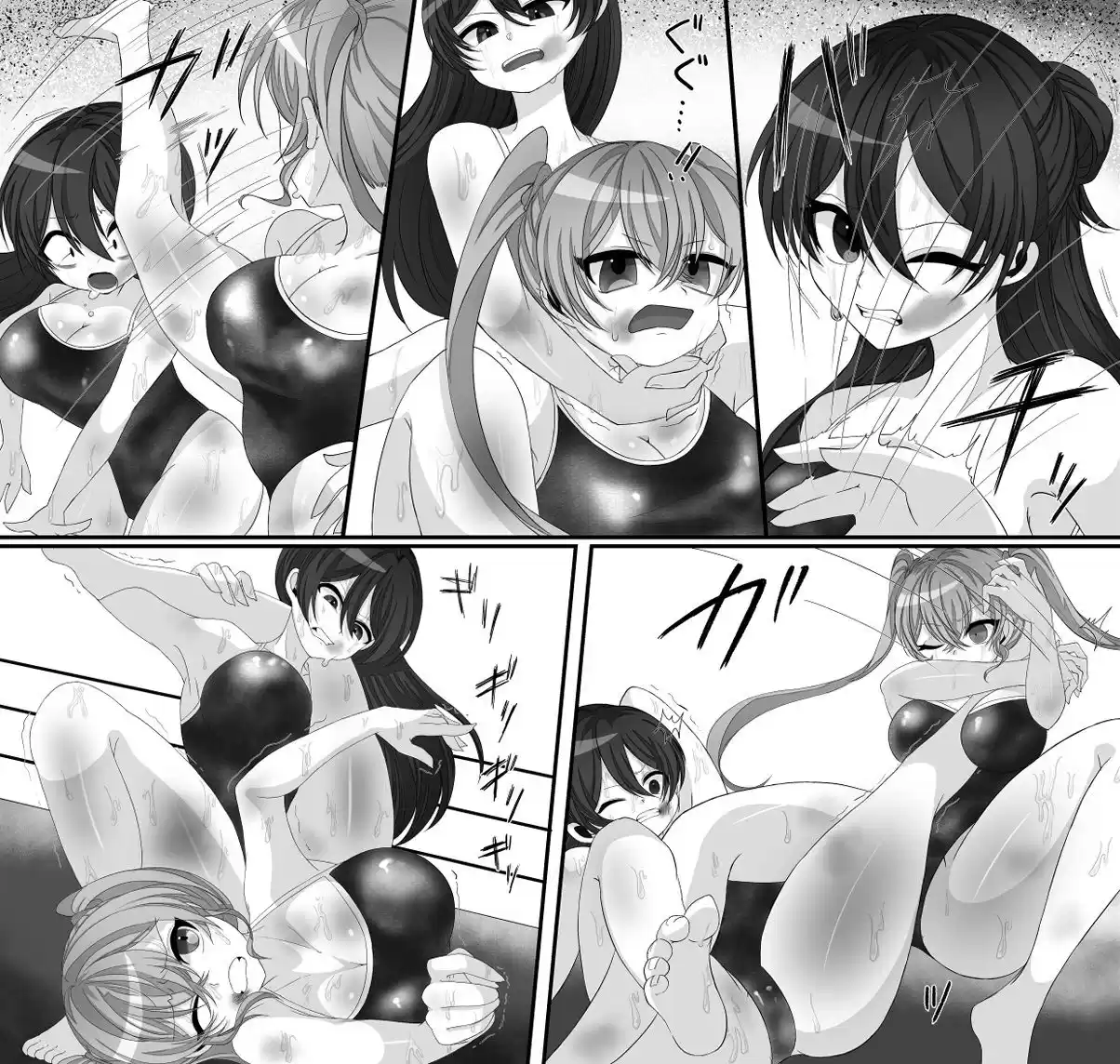 学校で女子プロレス！ 全員失神失禁 生足絞めつけ踏みつけえっちバトル編 (d_500738) - d_500738jp-005