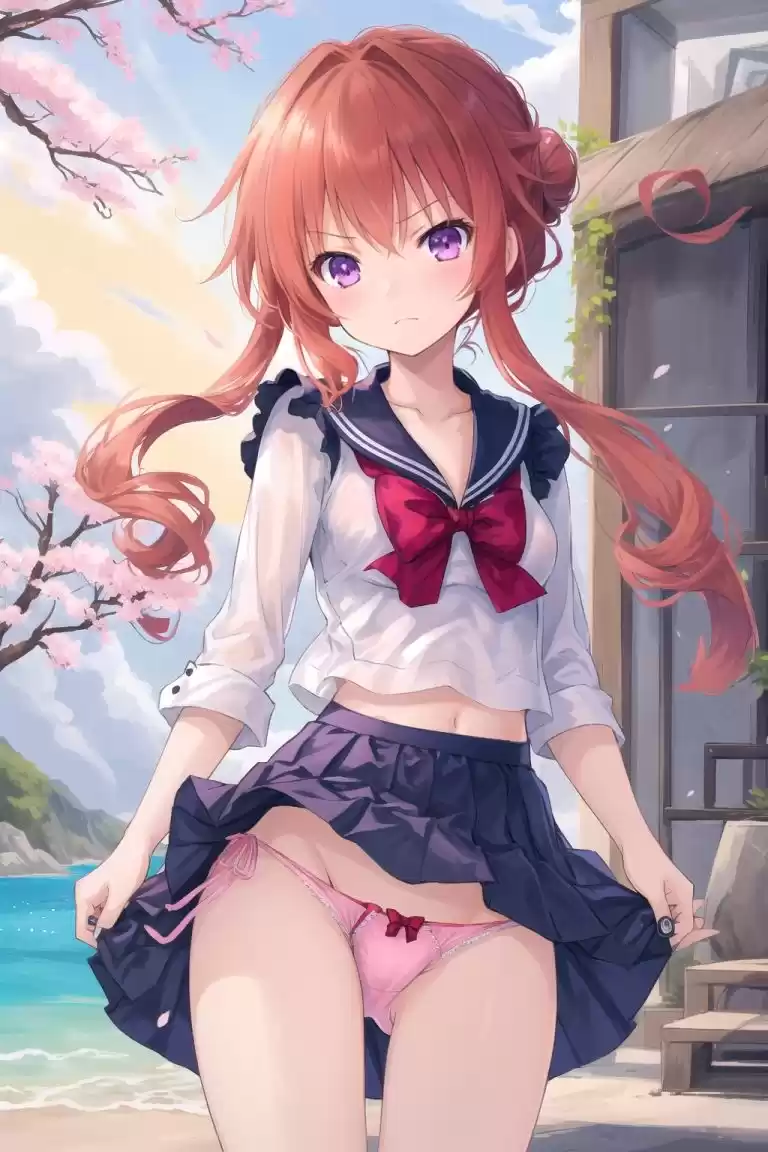 八舞耶倶矢ちゃんのパンチラ写真集〜春の晴れた朝の海編〜 (d_503379) - d_503379jp-001