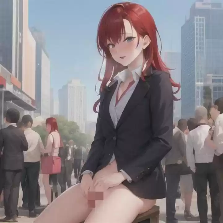 ブレザーちゃんのどこでも露出！！  赤髪ちゃん編 (d_504197) - d_504197jp-005