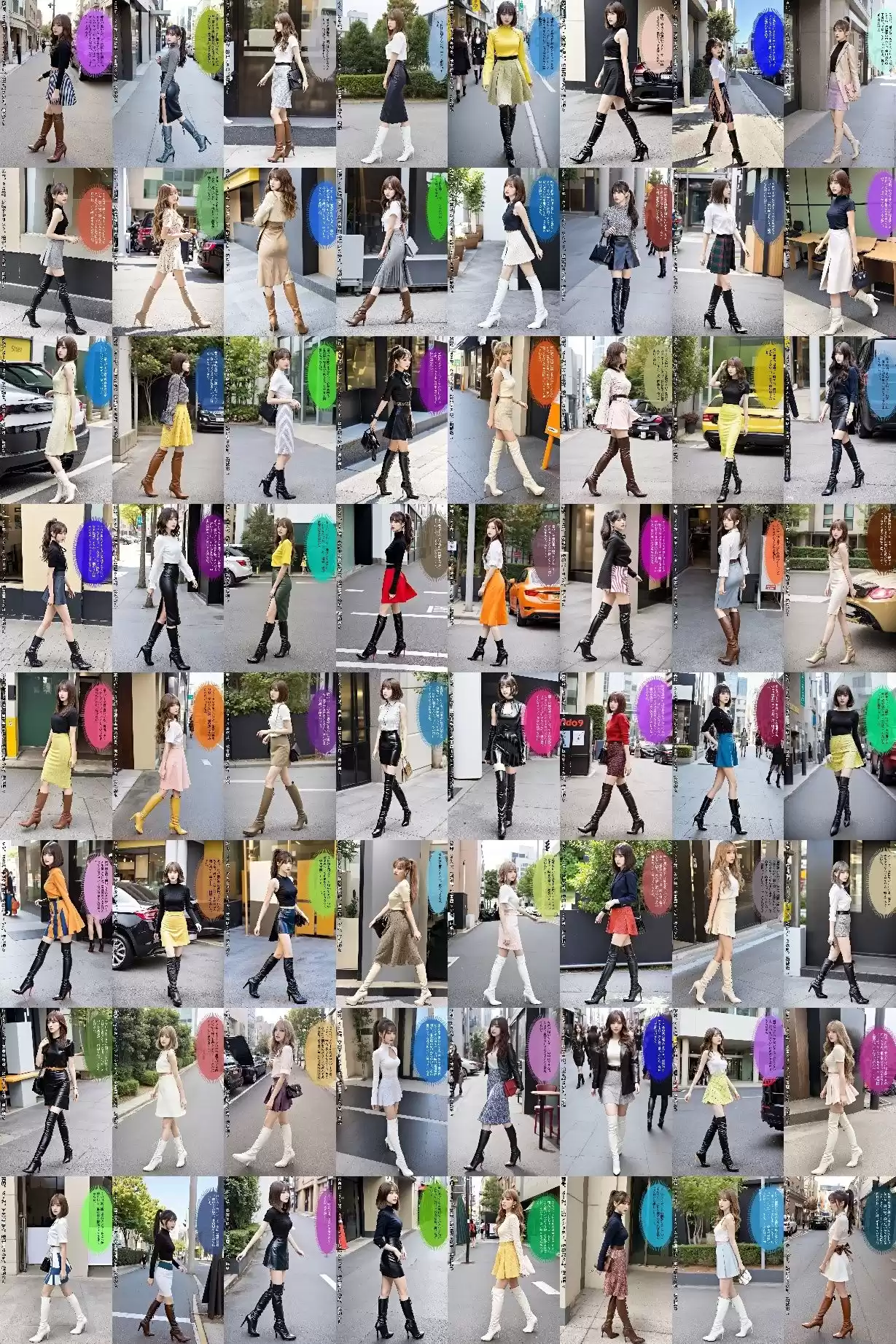 ストーカー盗撮〜ハイヒールブーツ美脚美女編〜 vol.2 (d_504435) - d_504435jp-009