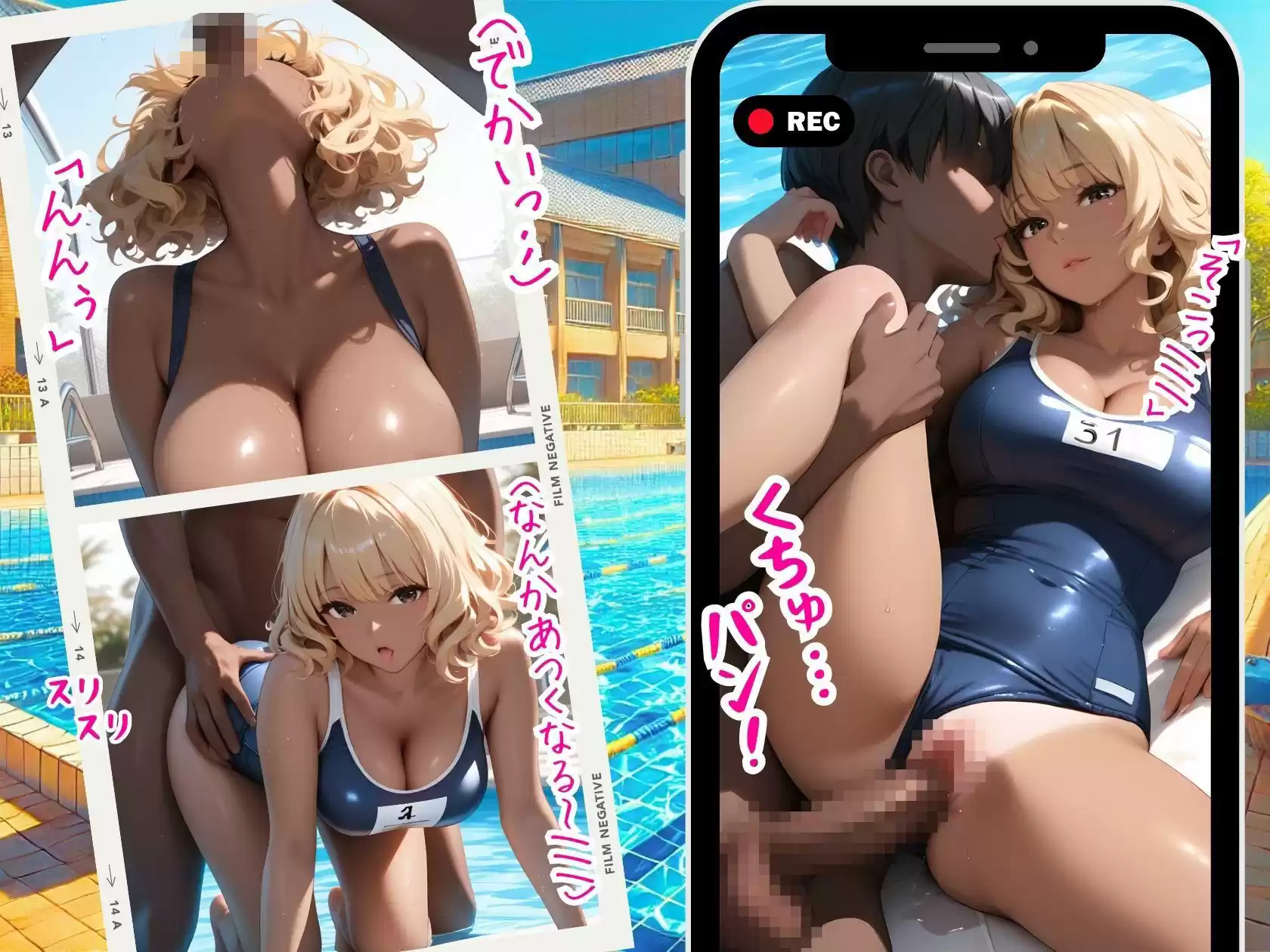 プールで広がる快楽の波黒ギャルの甘い吐息 (d_506574) - d_506574jp-005