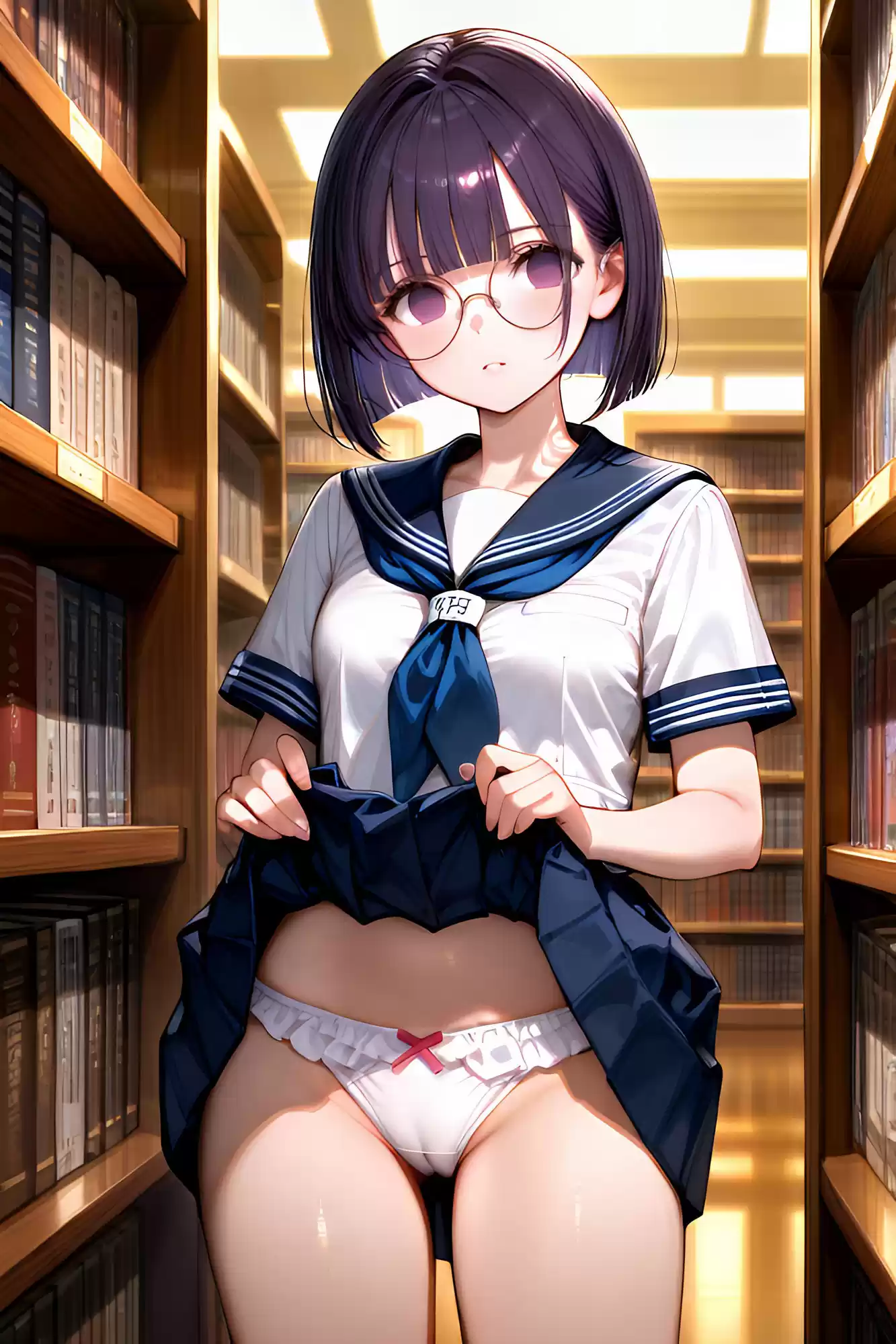 俺の告白を断った貧乳ロ◯な図書委員を催●発情アプリで洗脳支配して中出ししまくる話 (d_509445) - d_509445jp-005