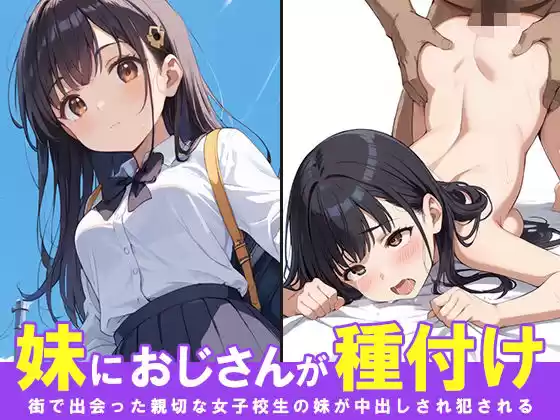妹におじさんが種付け〜街で出会った親切な女子校生の妹が中出しされ犯●れる〜(d_512270)