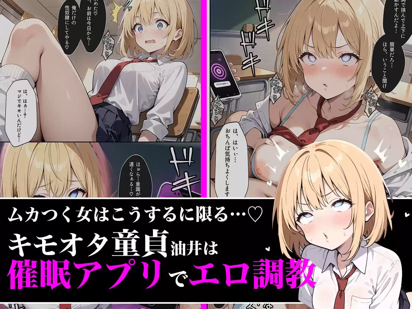 催○アプリでド変態にされる金髪ギャルの話 (d_515503) - d_515503jp-002