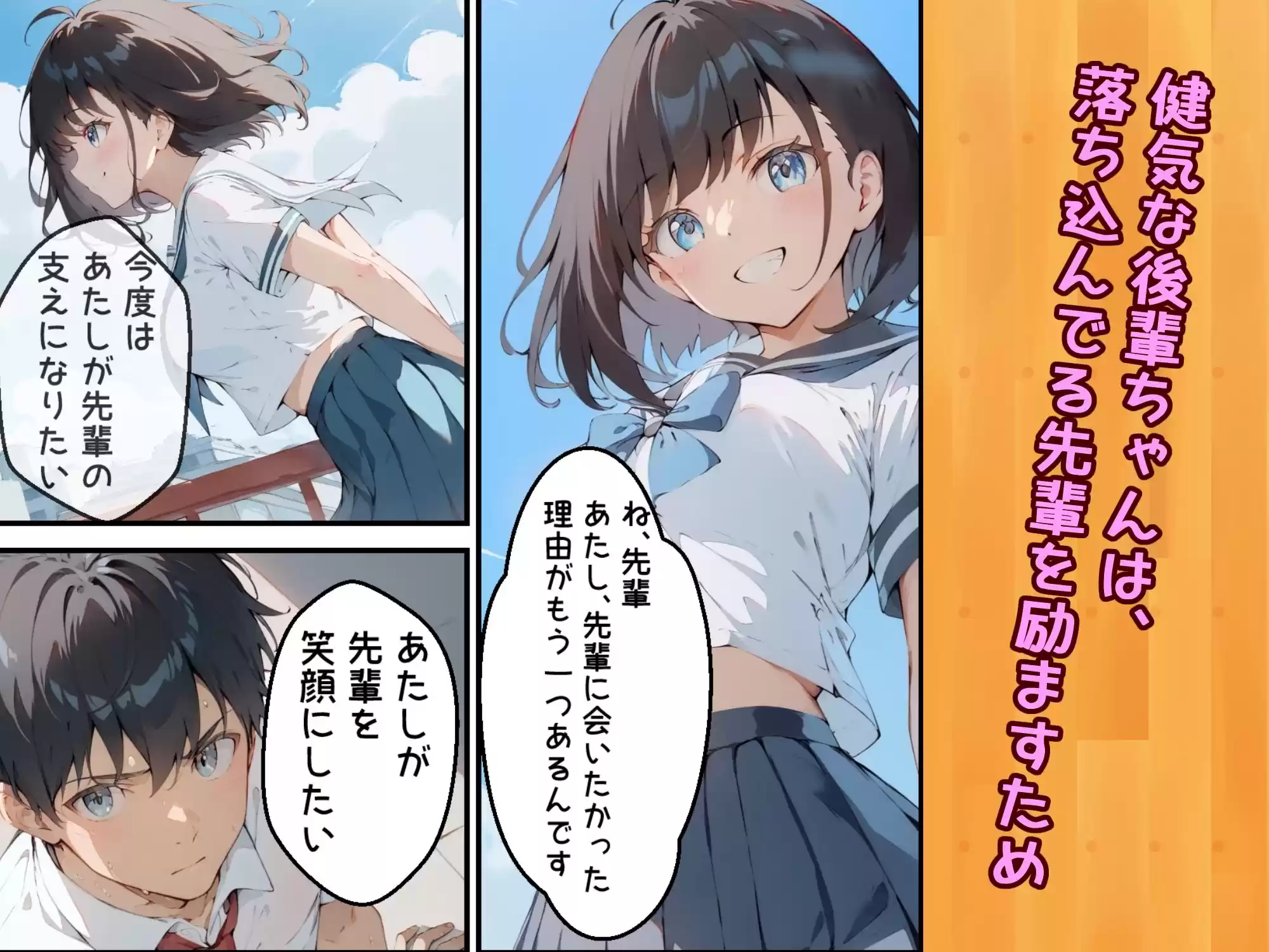 健気で元気っ子な後輩と甘々初えっち (d_517088) - d_517088jp-003