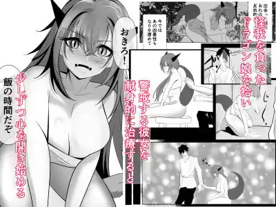 怪我したドラゴン娘を助けたら、イチャラブえっちできた話 (d_518581) - d_518581jp-001