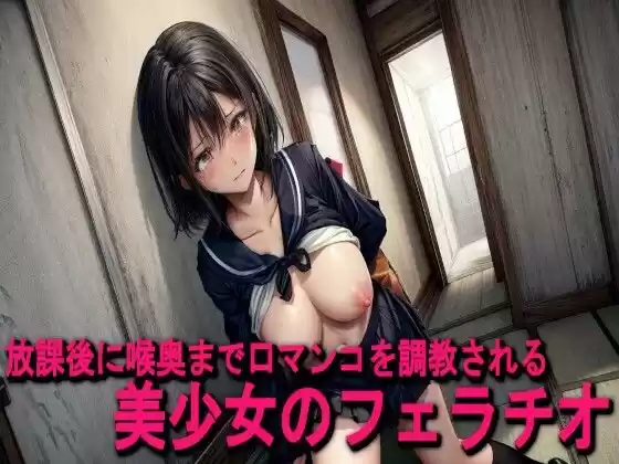 放課後に喉奥まで口マンコを調教される美少女のフェラチオ(d_532317)