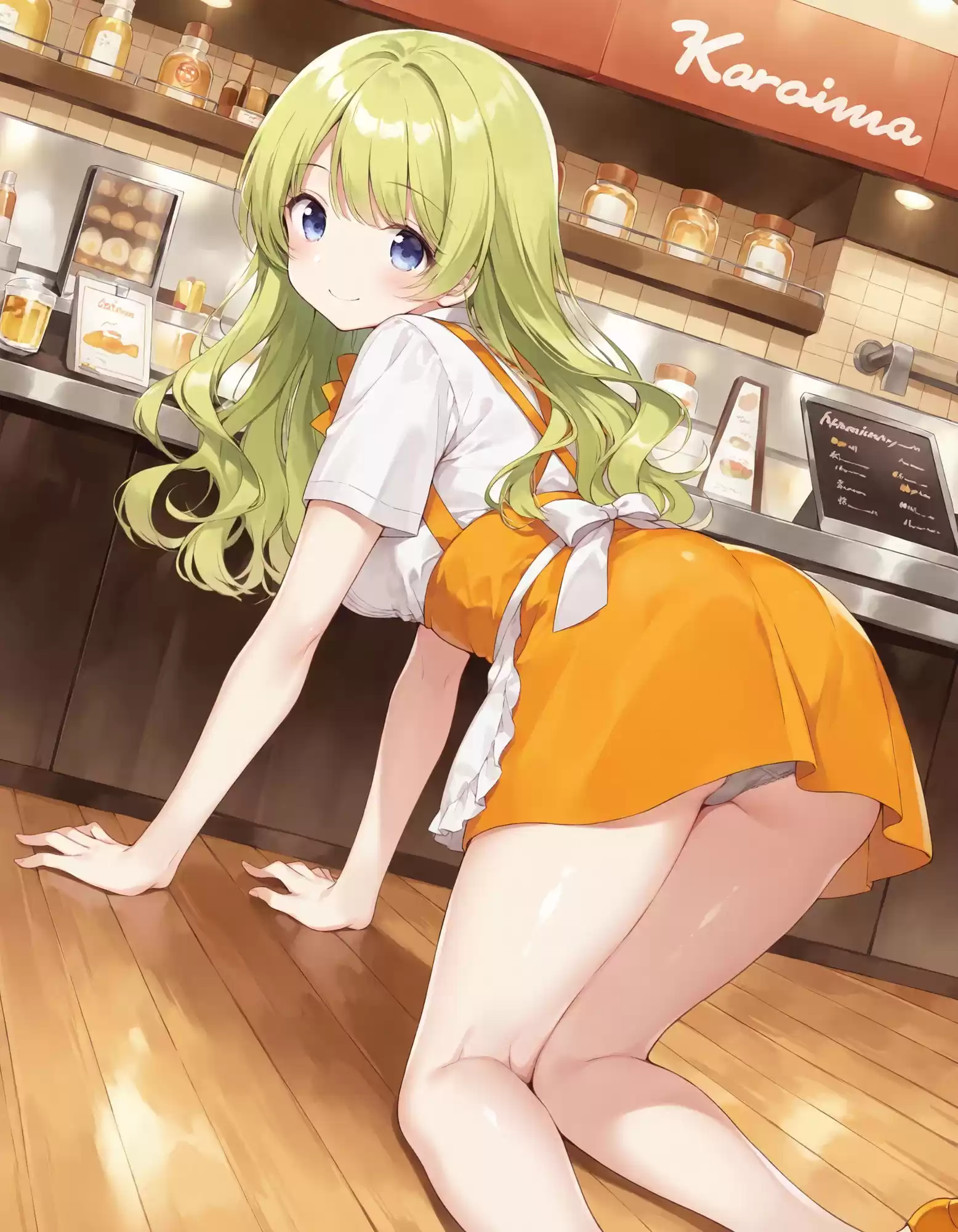 ウェイトレスの四つん這いパンチラ (d_553426) - d_553426jp-003