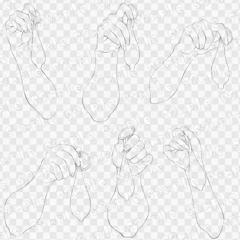 線画素材集［手］2 (d_619339) - d_619339jp-003