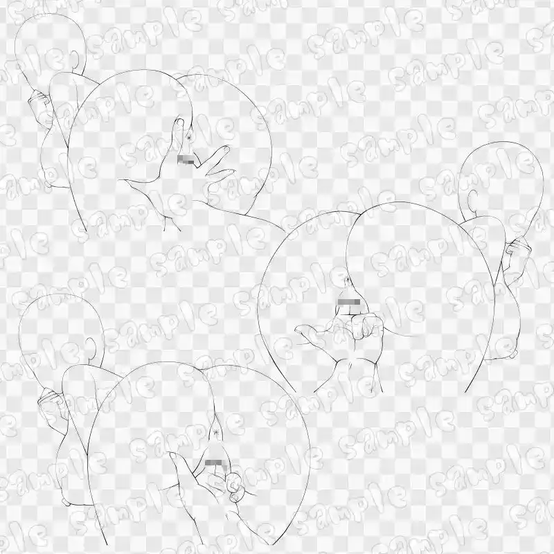 線画素材集［手］69 (d_741018) - d_741018jp-003