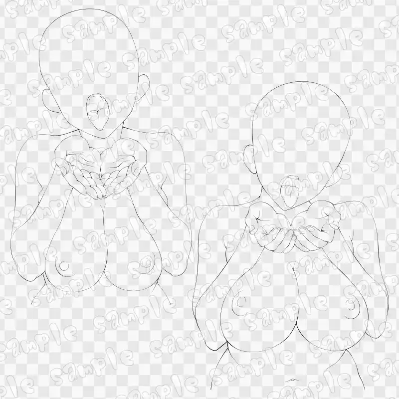 線画素材集［手］97 (d_742811) - d_742811jp-002