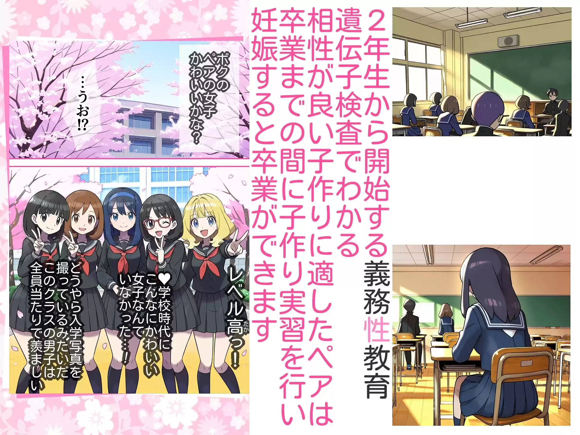 【ショート版】義務性教育〜妊娠すると卒業できる学校〜 (d_753085) - d_753085jp-002