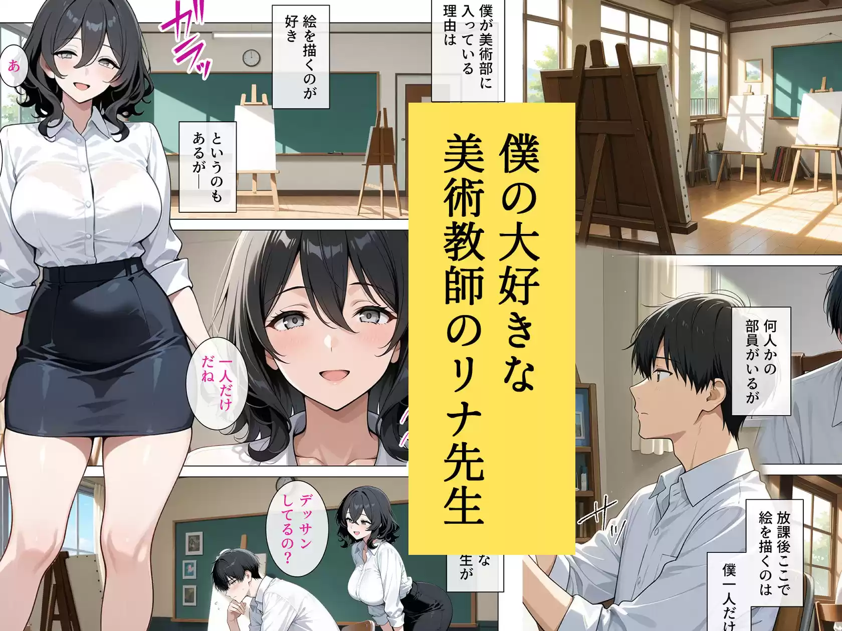 内気で弱気な女教師が勇気を出して生徒を痴女誘惑 (d_759635) - d_759635jp-003